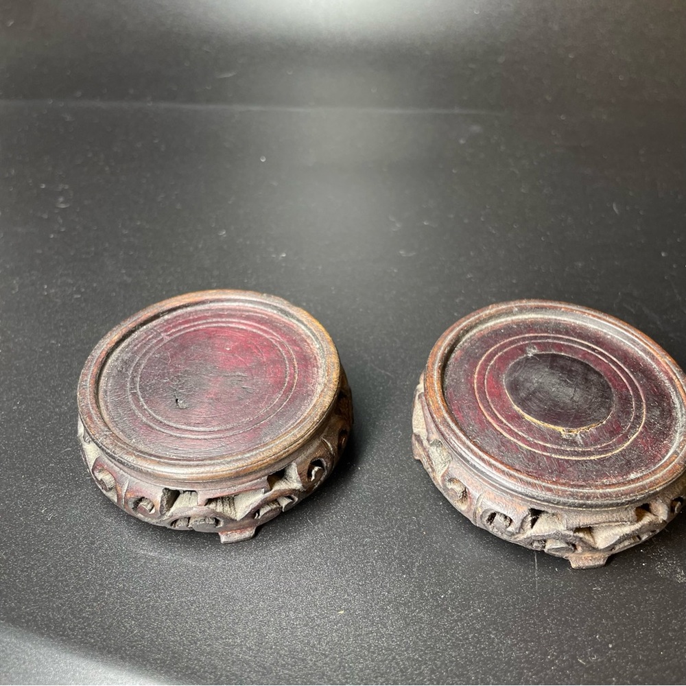 Pair of late 19th century Qing Chinese Cloisonné Temple Jars with Original Stand - Picture 8 of 11